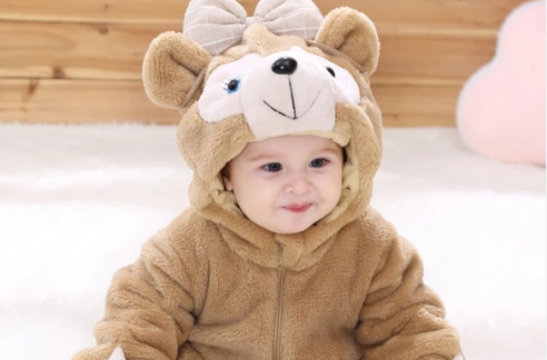 Stay Warm and Stylish with Thesparkshop.In:Product/Baby-Girl-Long-Sleeve-Thermal-Jumpsuit